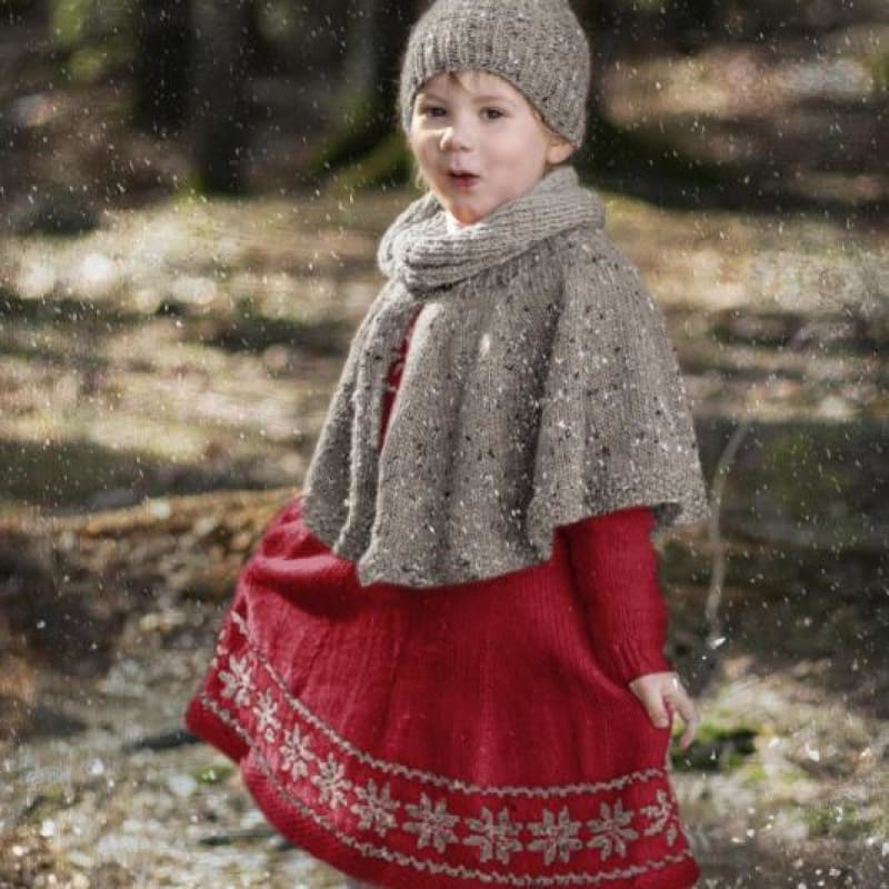 Strikk The Look: Romjulscape barn grå