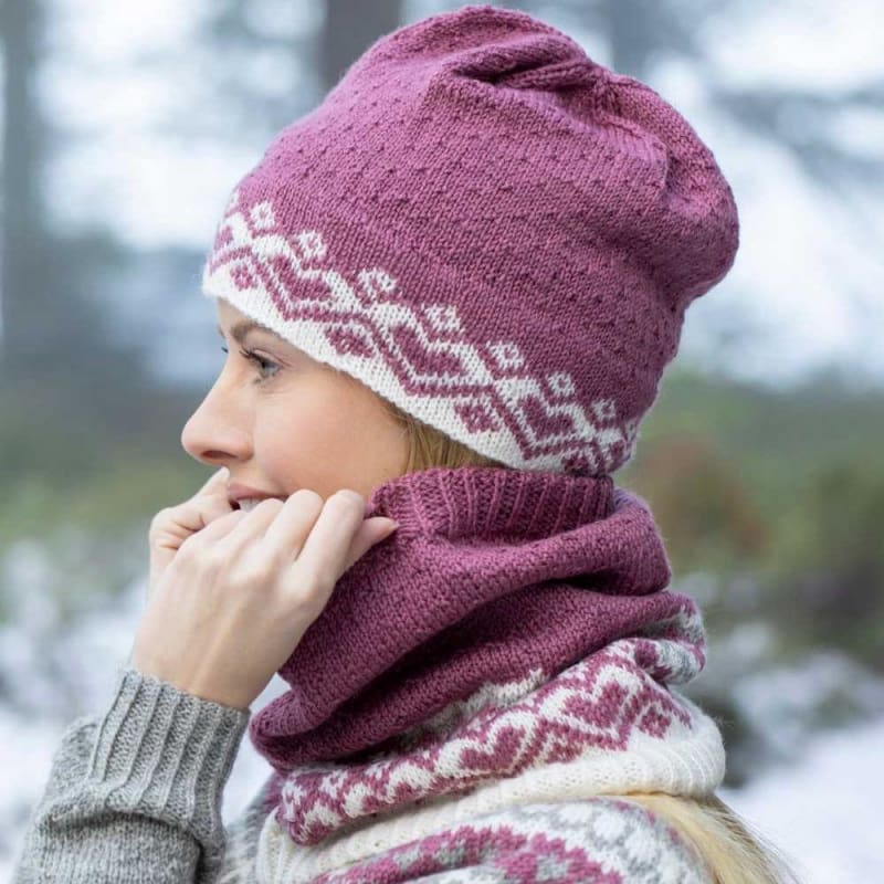 Strikk The Look: Ronje lue og hals