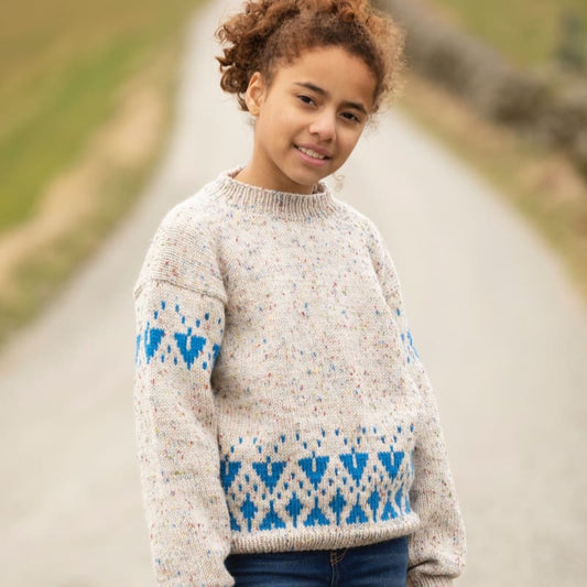 Strikk The Look:  Safran-genser barn