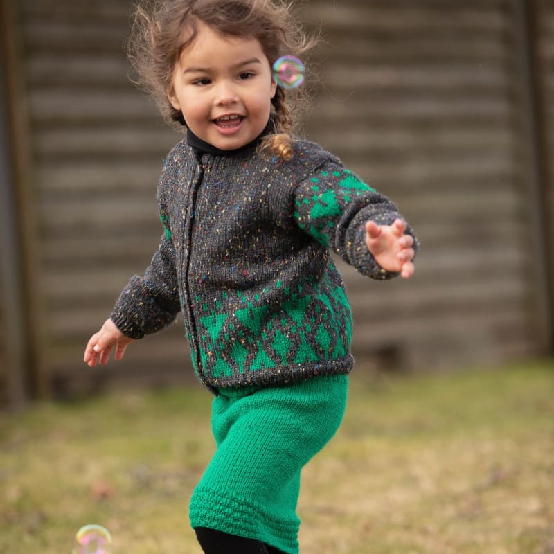 Strikk The Look:  Safran-jakke