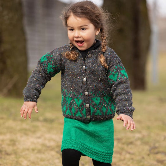 Strikk The Look:  Safran-jakke