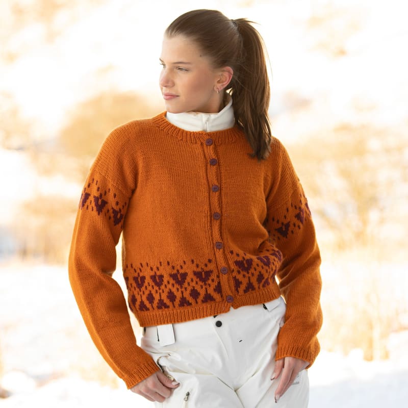 Strikk The Look: Safran-jakke