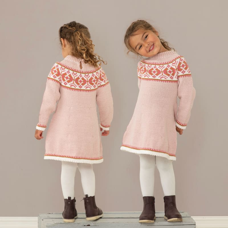 Strikk The Look: Sandnes-tunika pudderrosa