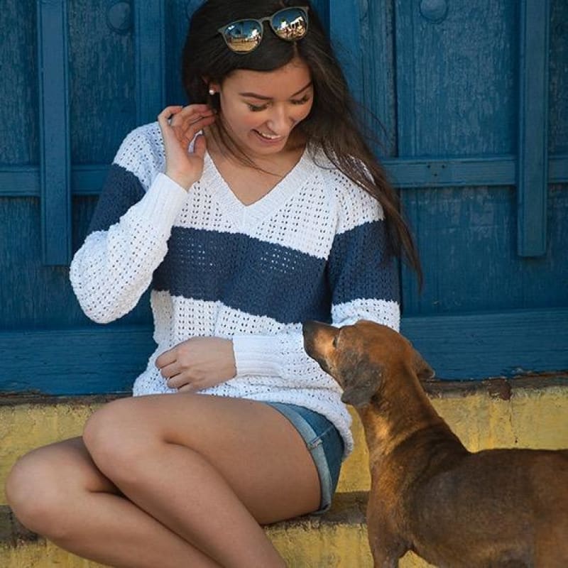 Strikk The Look: Santa-Maria-genser