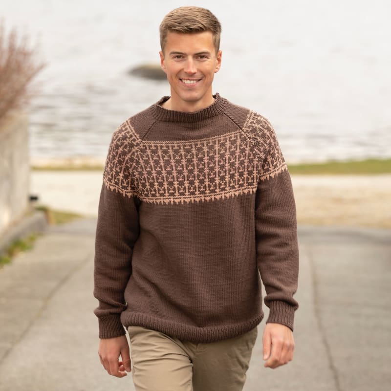 Strikk The Look: Sarr-genser brun