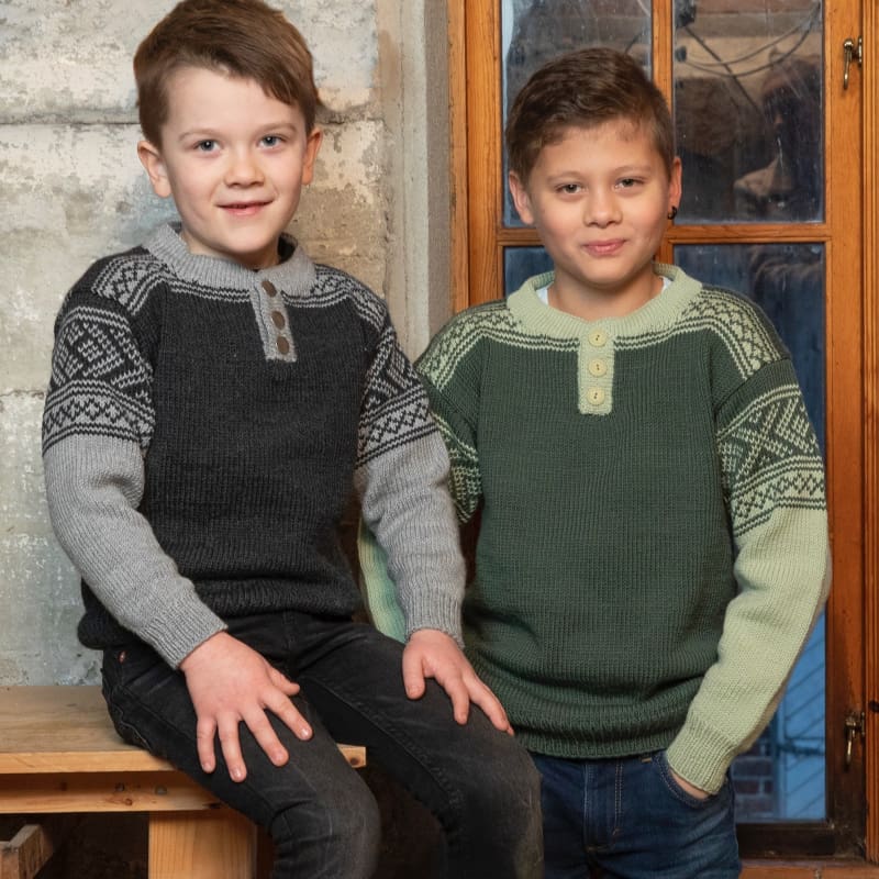 Strikk The Look: Setesdal-genser Dario koks