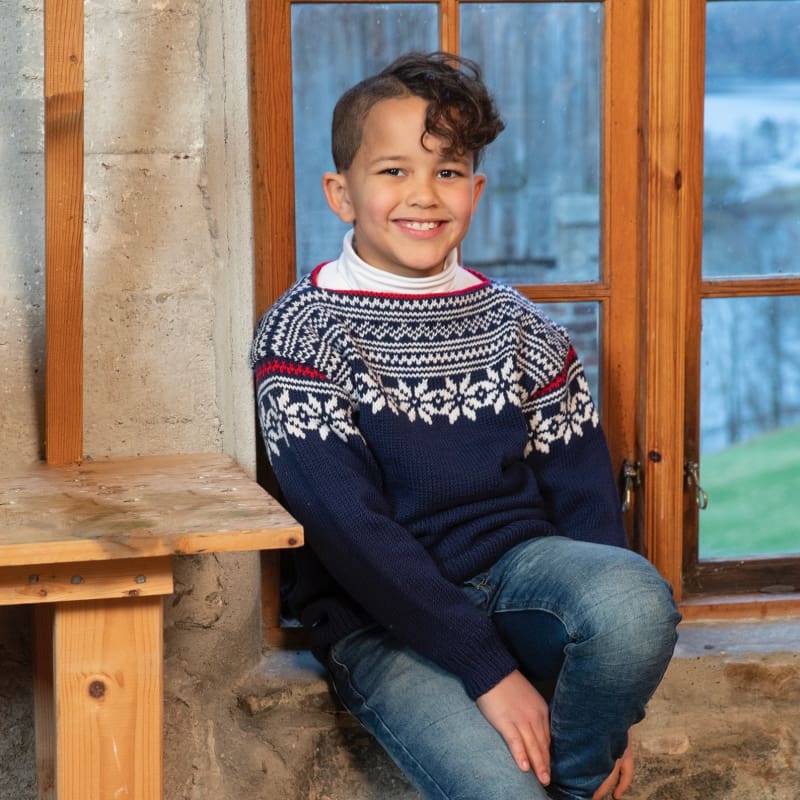 Strikk The Look: Setesdal-genser Marin