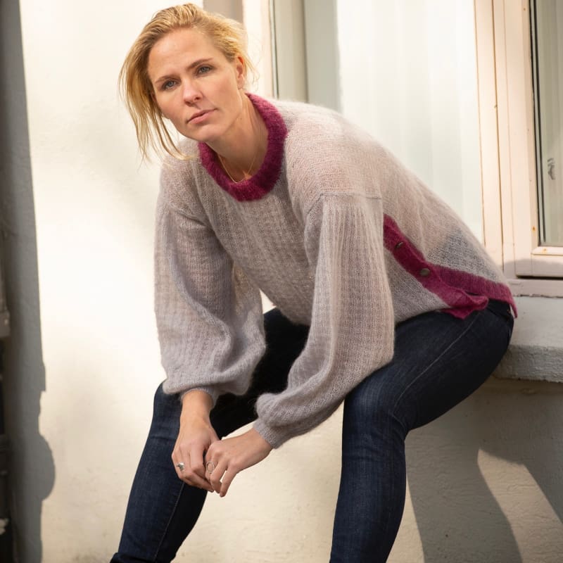Strikk The Look: Sila-genser grå