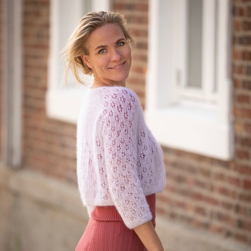 Strikk The Look: Silvia-bolero hvit