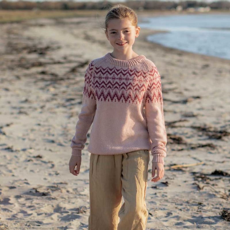 Strikk The Look: Simre-genser barn pudder