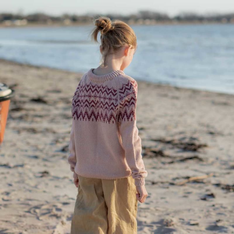 Strikk The Look: Simre-genser barn pudder