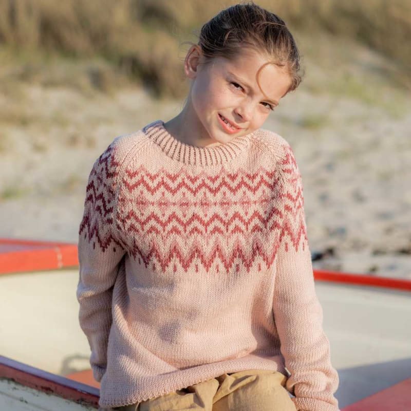Strikk The Look: Simre-genser barn pudder