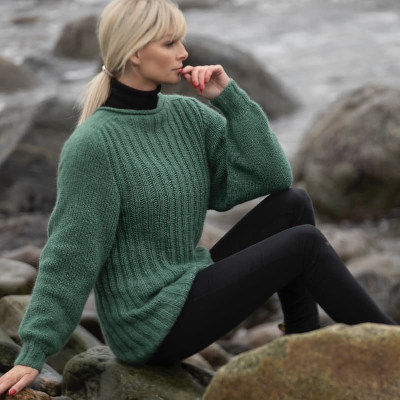 Strikk The Look: Skjønn-genser jade
