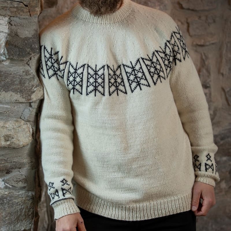 Strikk The Look: Skulds nett-genser Skuld natur