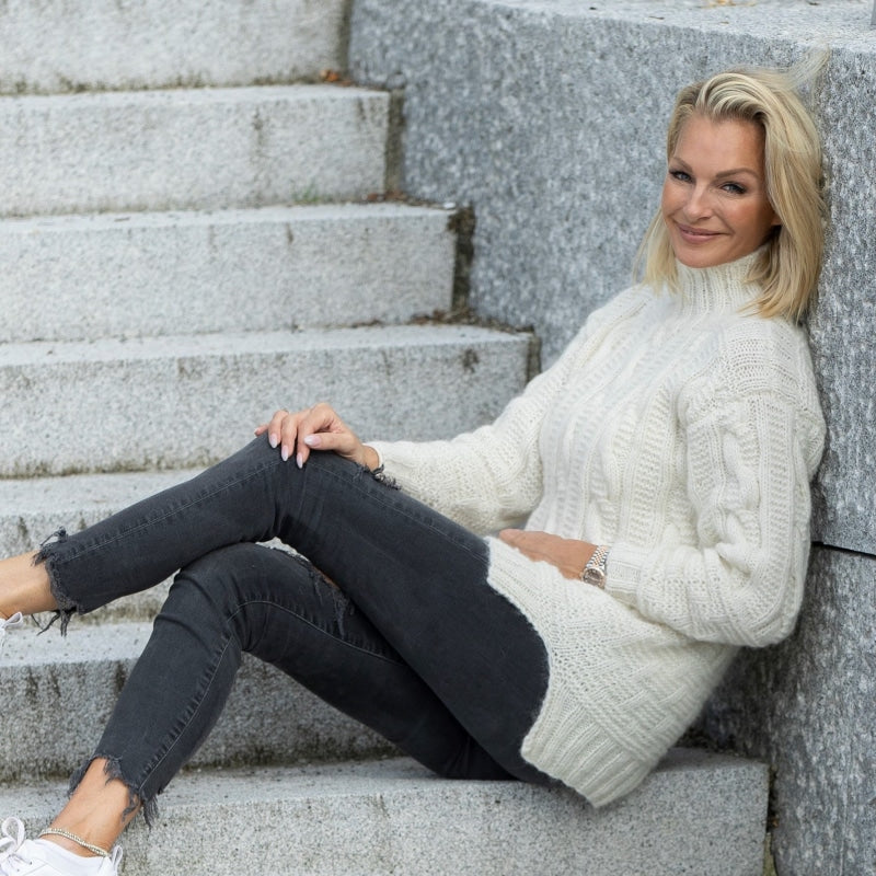 Strikk The Look: Skylar-genser natur