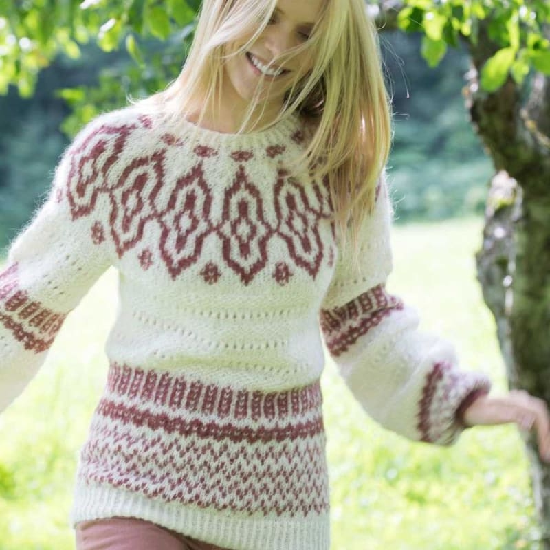 Strikk The Look: Sofie-genser natur