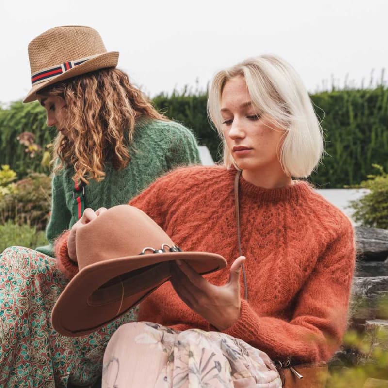 Strikk The Look: Soft-genser terracotta