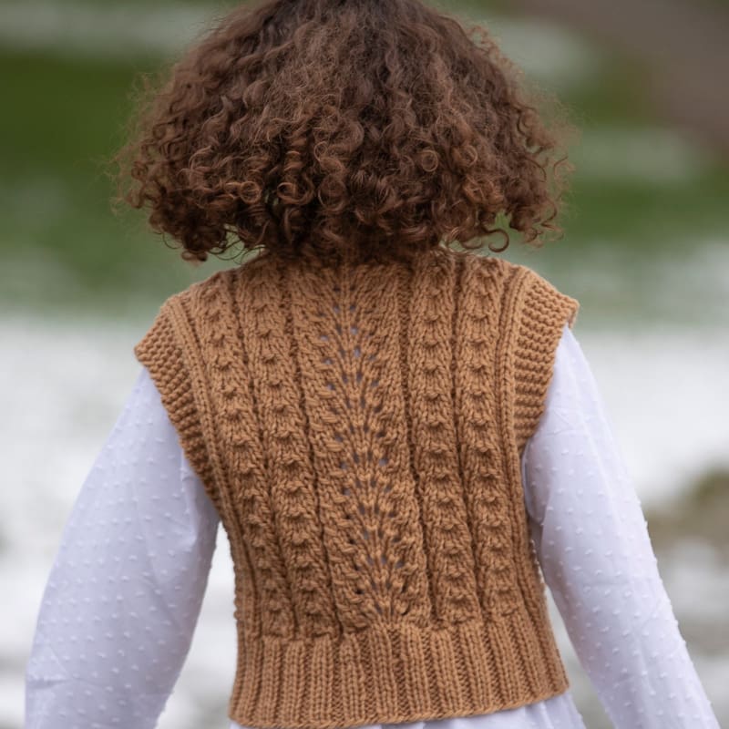 Strikk The Look: Solås-vest barn