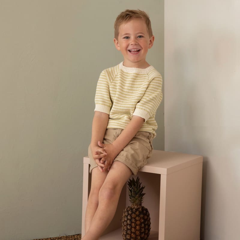 Strikk The Look: Solo-t-skjorte natur