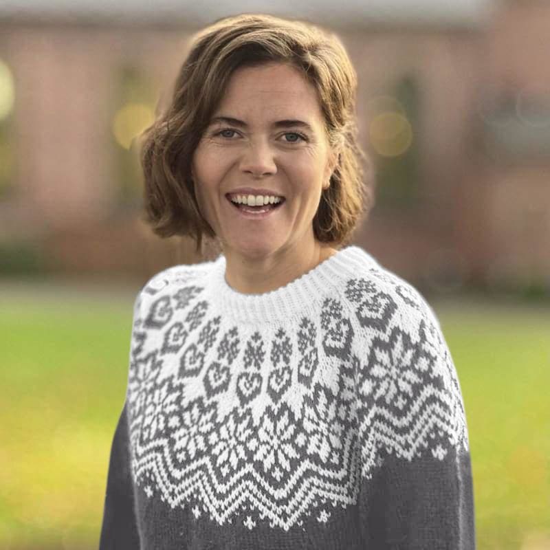 Strikk The Look: Stella-genser  grå