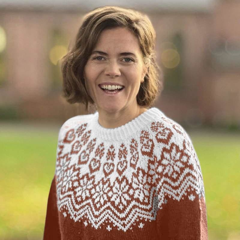 Strikk The Look: Stella-genser rustbrun