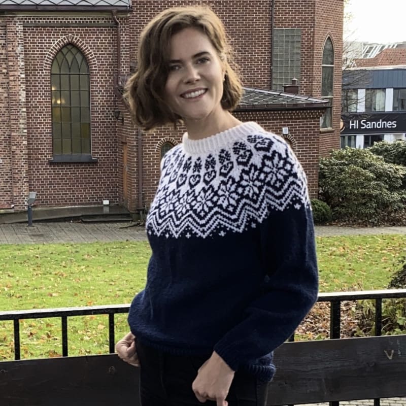 Strikk The Look: Stella-genser blå