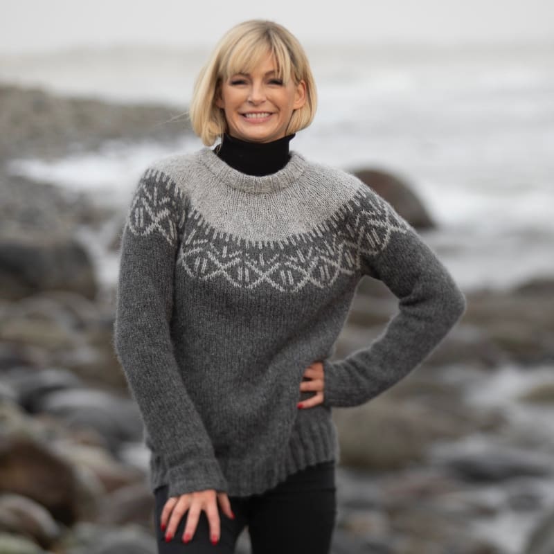 Strikk The Look: Stråle-genser