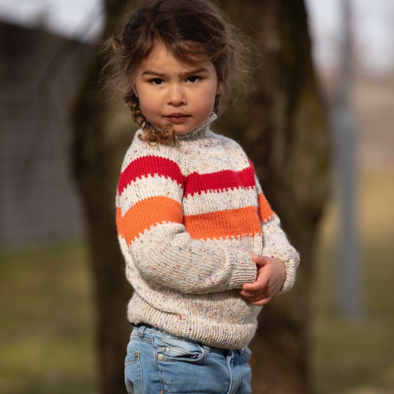 Strikk The Look:  Sukat-genser barn