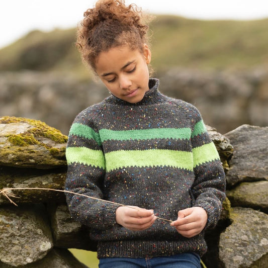 Strikk The Look:  Sukat-genser barn koks