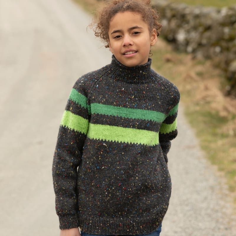 Strikk The Look: Sukat-genser barn koks