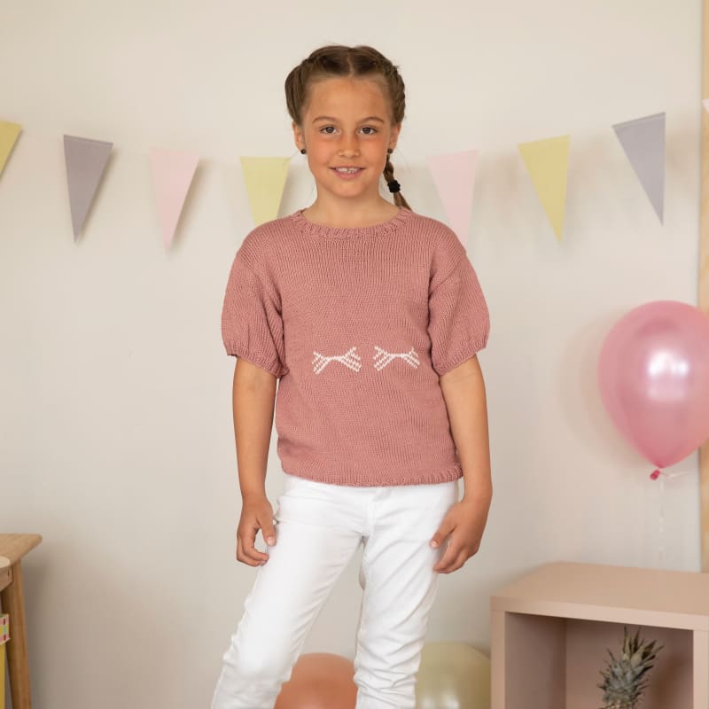 Strikk The Look: Sukkerspinn-t-skjorte askerosa