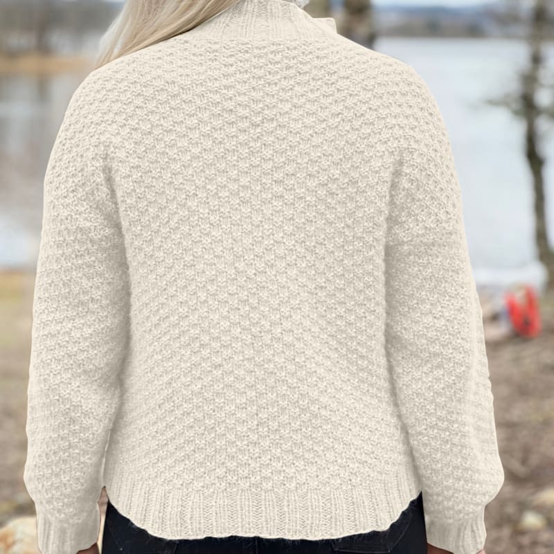 Strikk The Look: Synnøve-genser natur