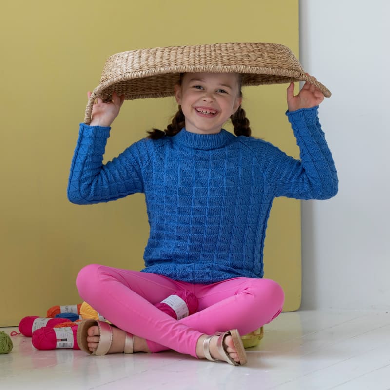 Strikk The Look: Syver-genser blå