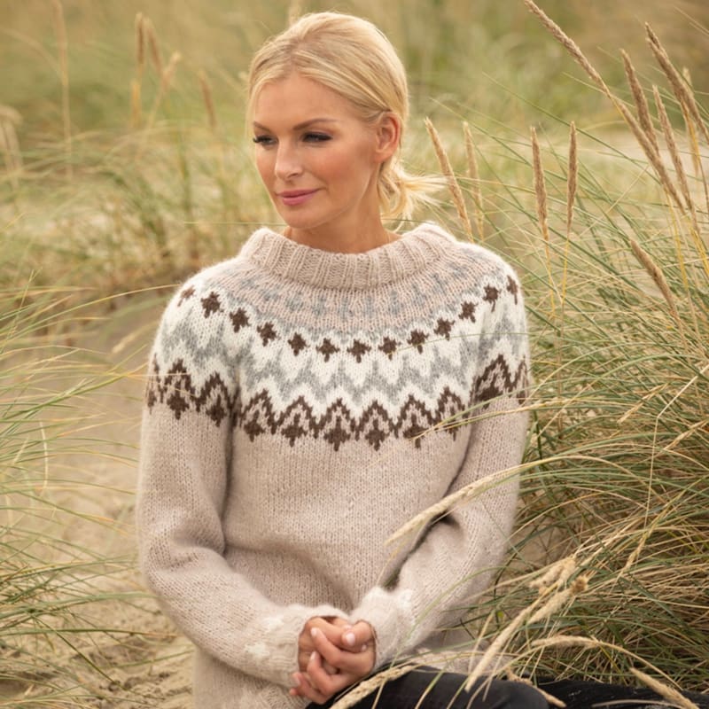 Strikk The Look: Takknemlig-genser