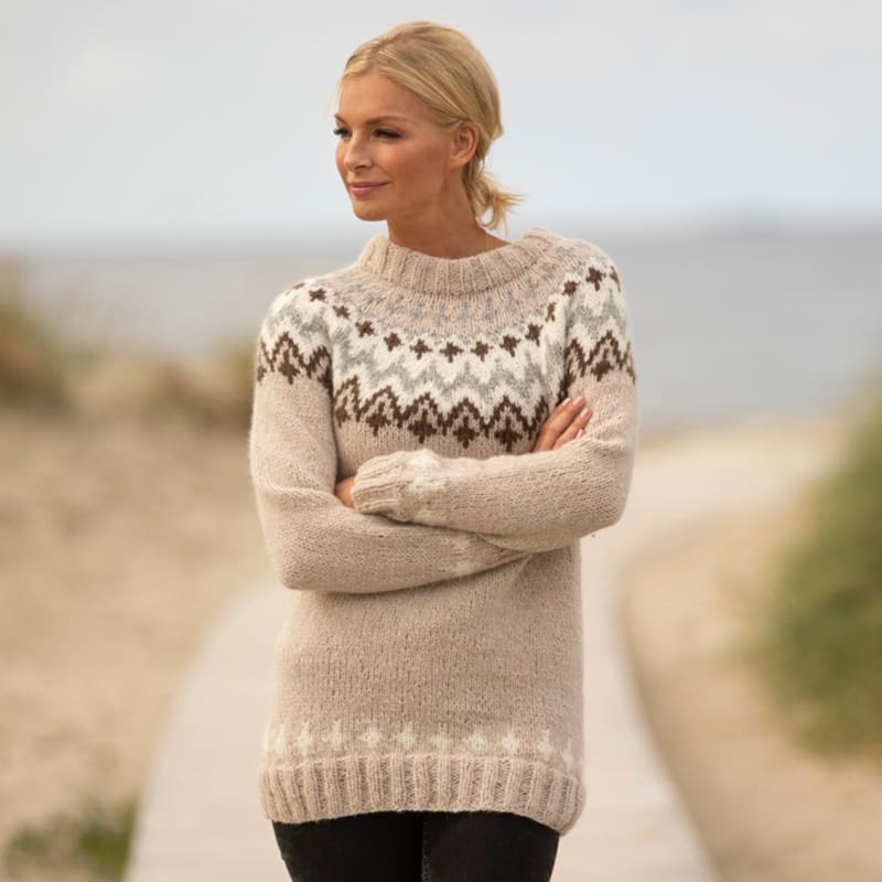 Strikk The Look: Takknemlig-genser