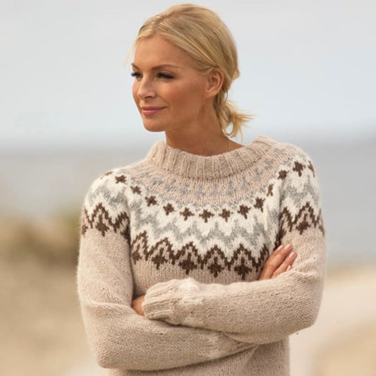 Strikk The Look: Takknemlig-genser