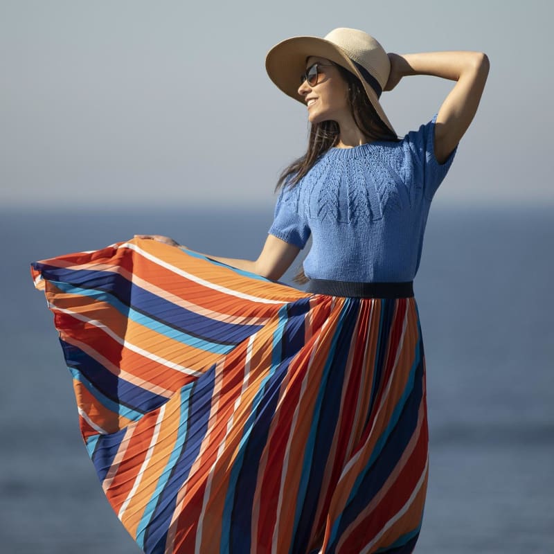 Strikk The Look: Tegl-topp