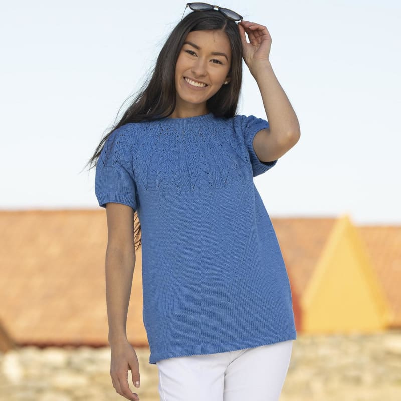 Strikk The Look: Tegl-topp