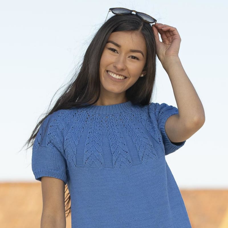 Strikk The Look: Tegl-topp