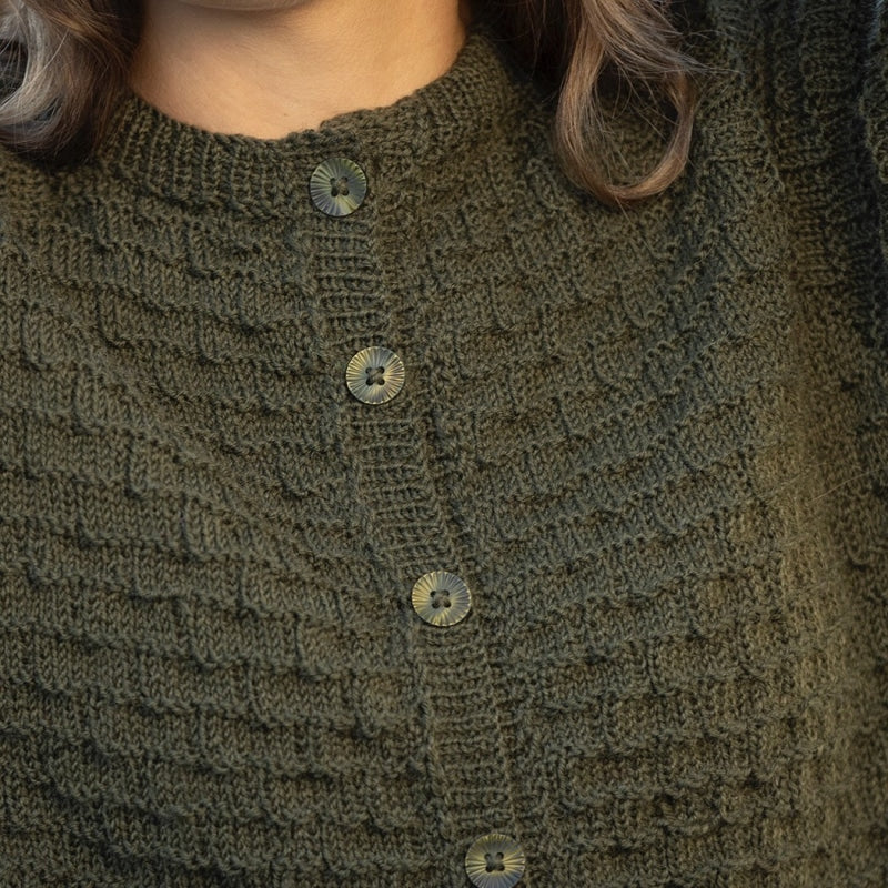 Strikk the Look: Tegula-jakke grønn