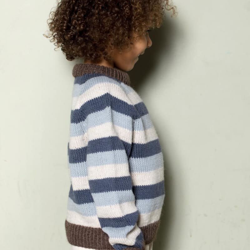 Strikk The Look: Tejo-genser blå