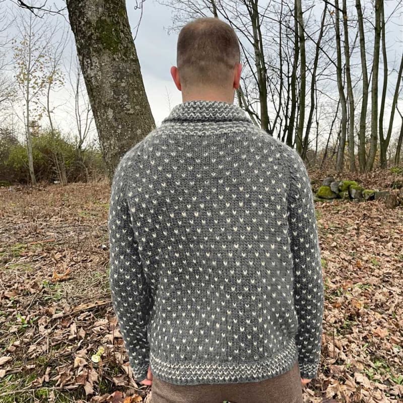 Strikk The Look: Thel-genser grå