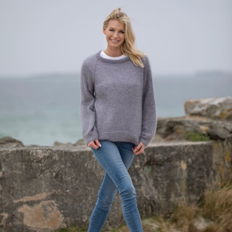 Strikk The Look: Tilde-genser grålilla
