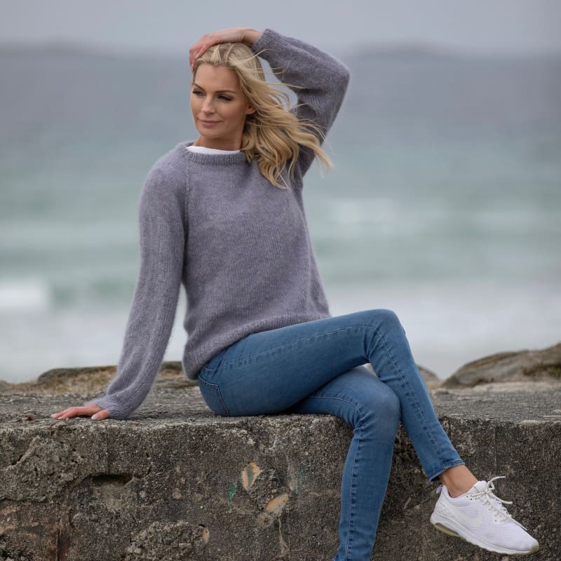 Strikk The Look: Tilde-genser grålilla