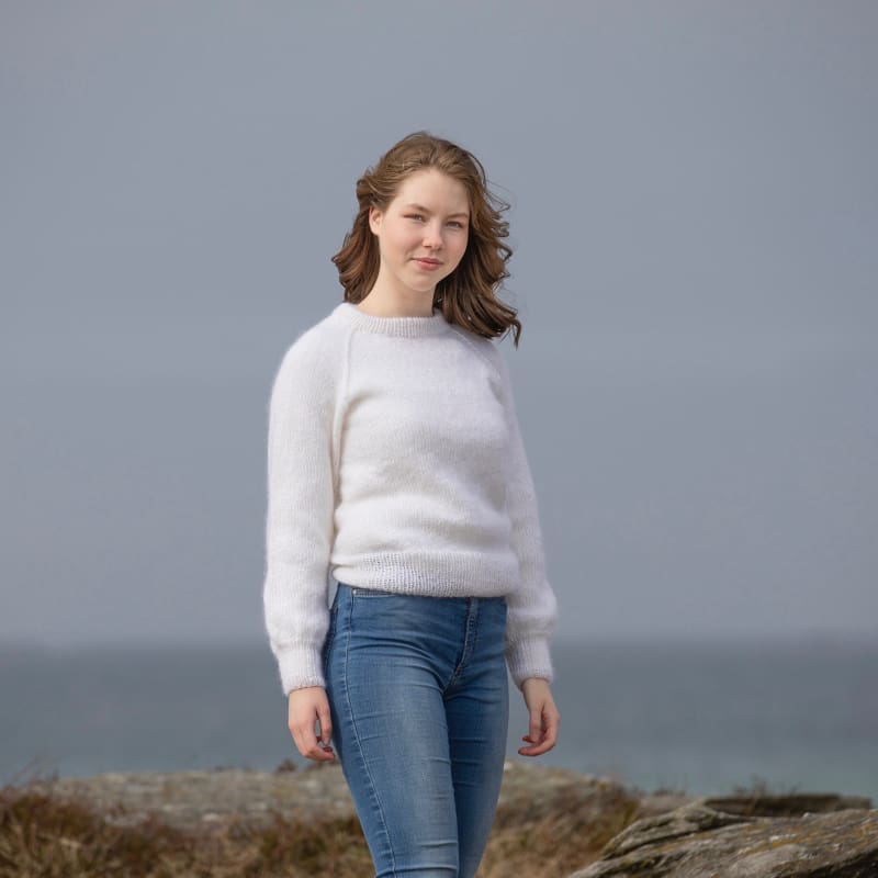 Strikk The Look: Tilde-genser hvit