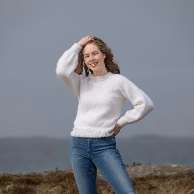 Strikk The Look: Tilde-genser hvit