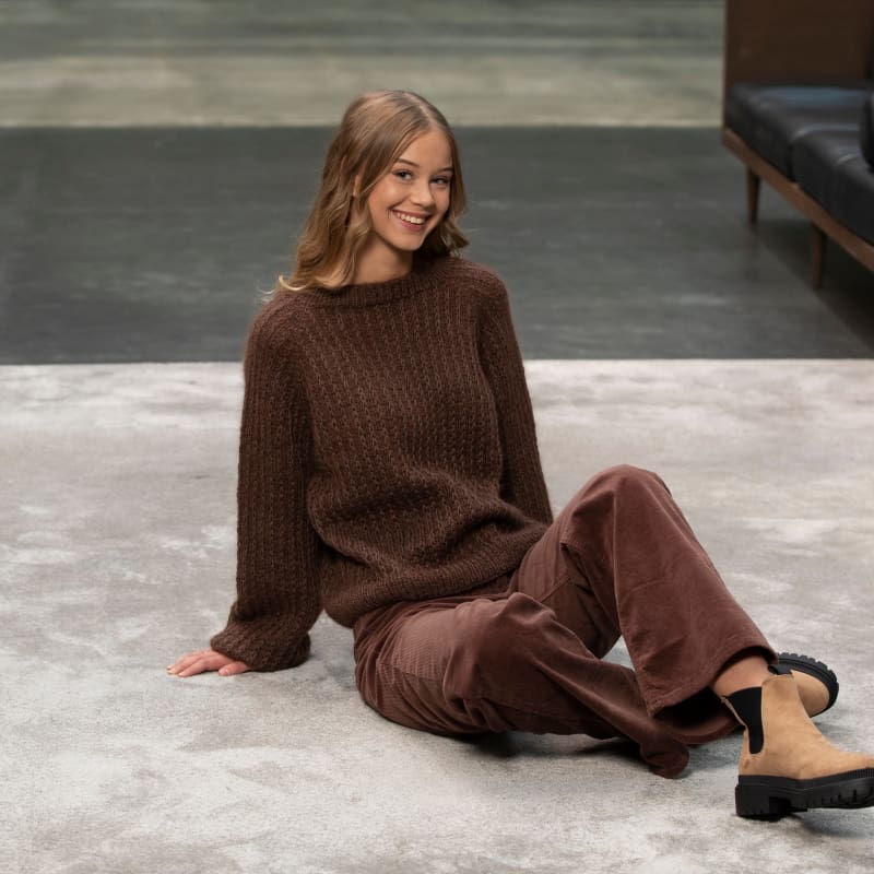 Strikk The Look: Tili-genser brun