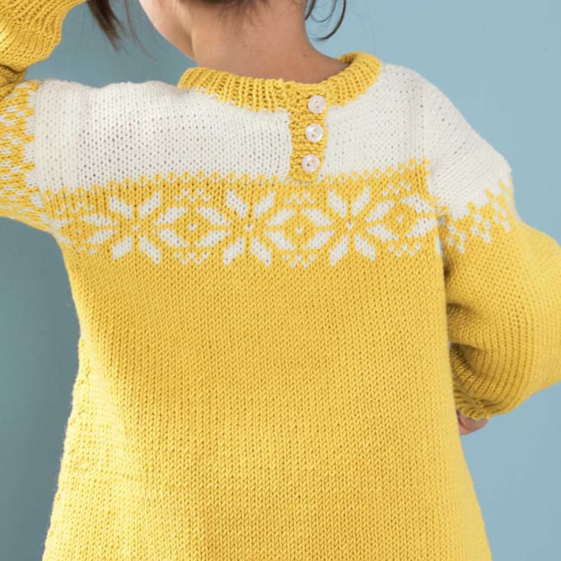 Strikk The Look: Tone sommerkjole gul