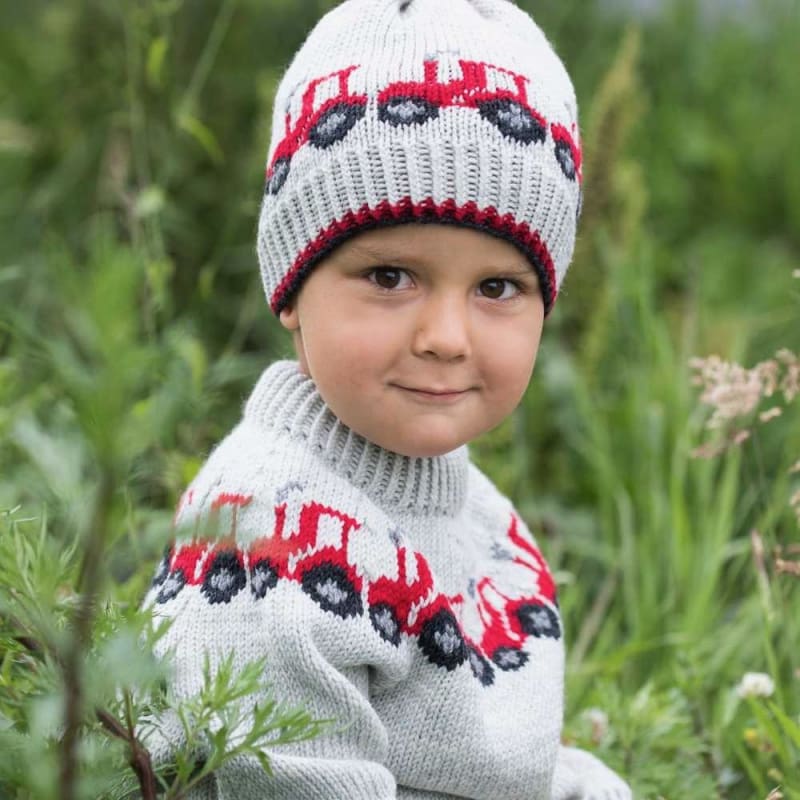 Strikk the Look: Traktor-genser og lue