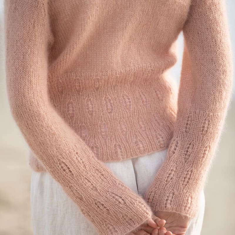 Strikk The look: Trane-genser lys nougat Tmp